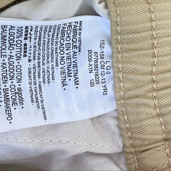 Levi’s boys slim fit style drawstring khaki shorts size large - Picture 6 of 6